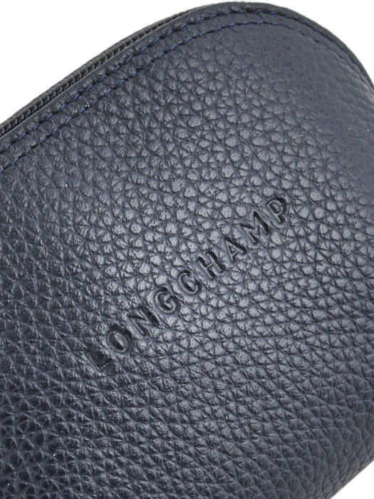Longchamp Le foulonné Portemonnee Blauw